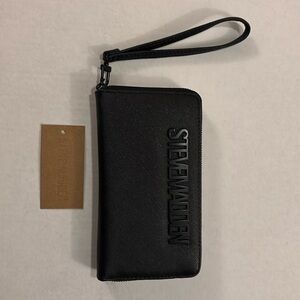 Steve Madden Black Wristlet